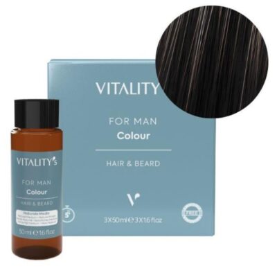 VITALITY’S FOR MAN COLORE BARBA E CAPELLI NATURALE SCURO 1 FLACONE DA 50 ML